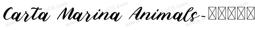 Carta Marina Animals字体转换